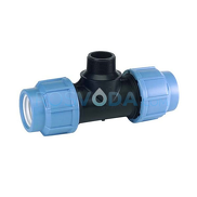 Тройник Джилекс ПНД 32х3/4х32 (с наружной резьбой)