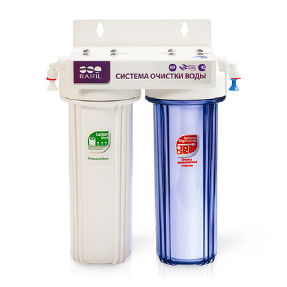 Проточный фильтр Raifil DUO (PU905W2-WF14-PR-EZ)
